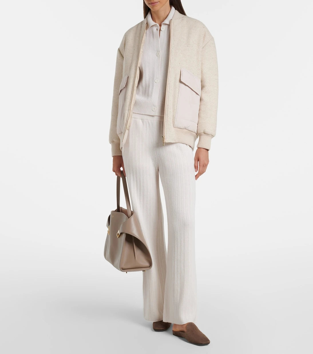 Eleventy - Wool and cashmere polo shirt