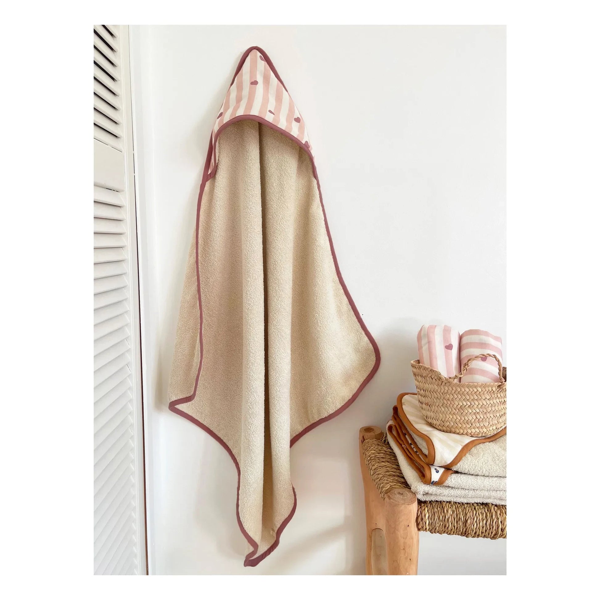 Milinane - Téa bath square | Pale Pink