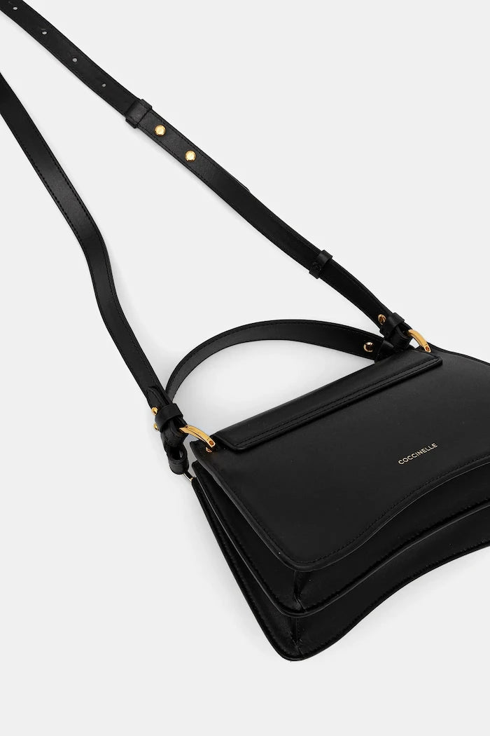 Кожена чанта Coccinelle C-ME CALF&MARB