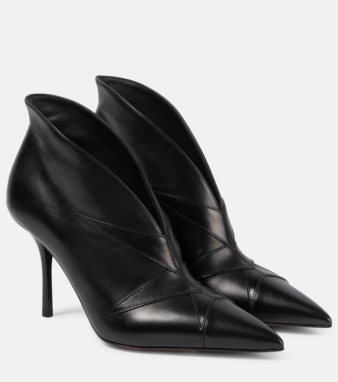 Alaïa - Leather ankle boots