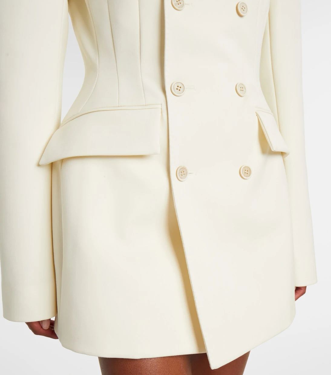 Wardrobe.NYC - RHW kruvaze mini elbise