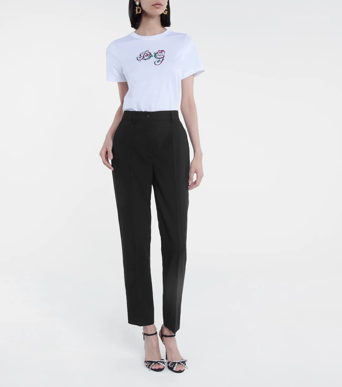 Dolce&Gabbana - High-rise slim pants