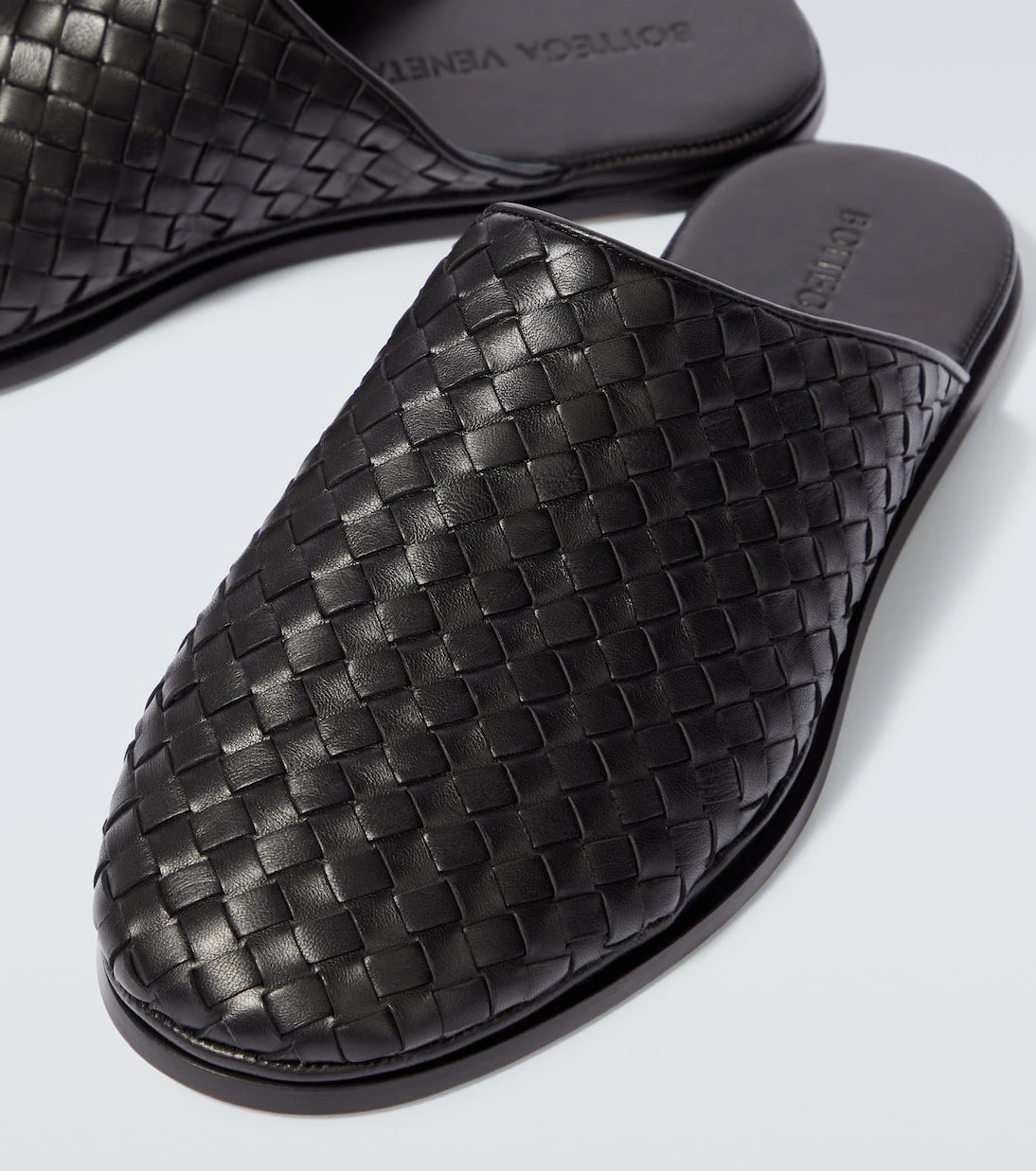 Bottega Veneta - Intrecciato leather slippers