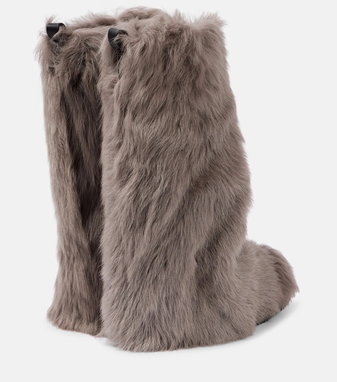 The Attico - Robin shearling knee-high boots