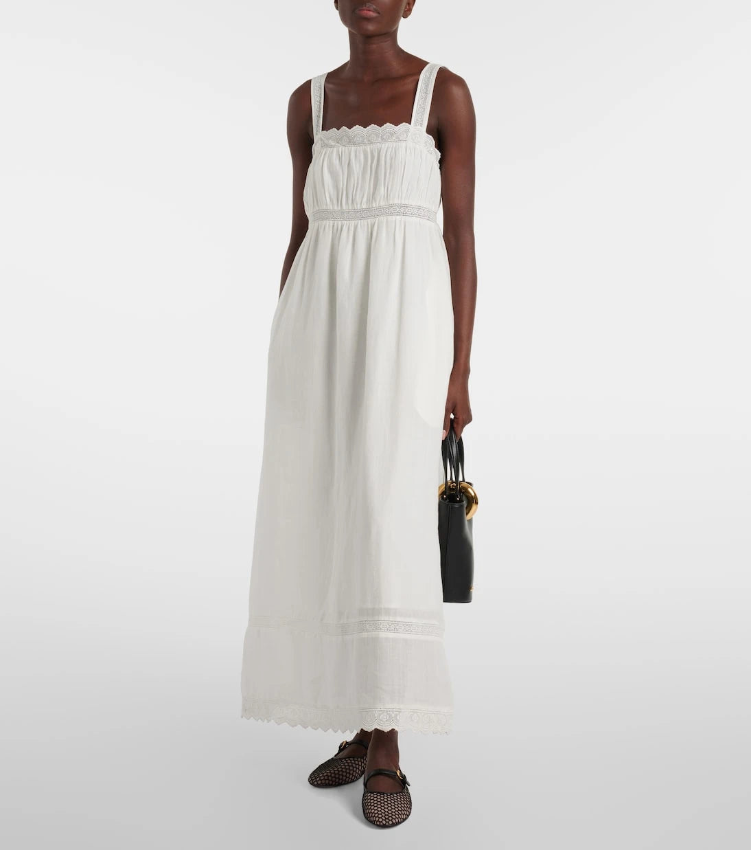 Posse - Grace lace-trimmed maxi dress