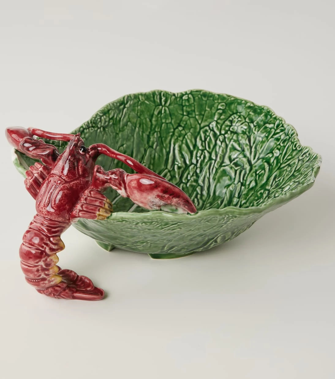 Bordallo Pinheiro - Cabbage With Lobsters salad bowl