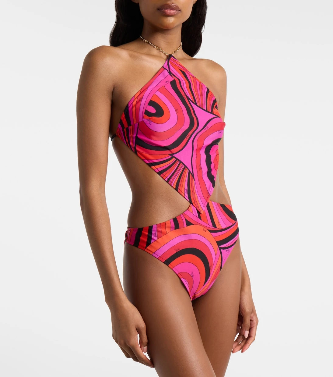 Pucci - Iride cutout swimsuit