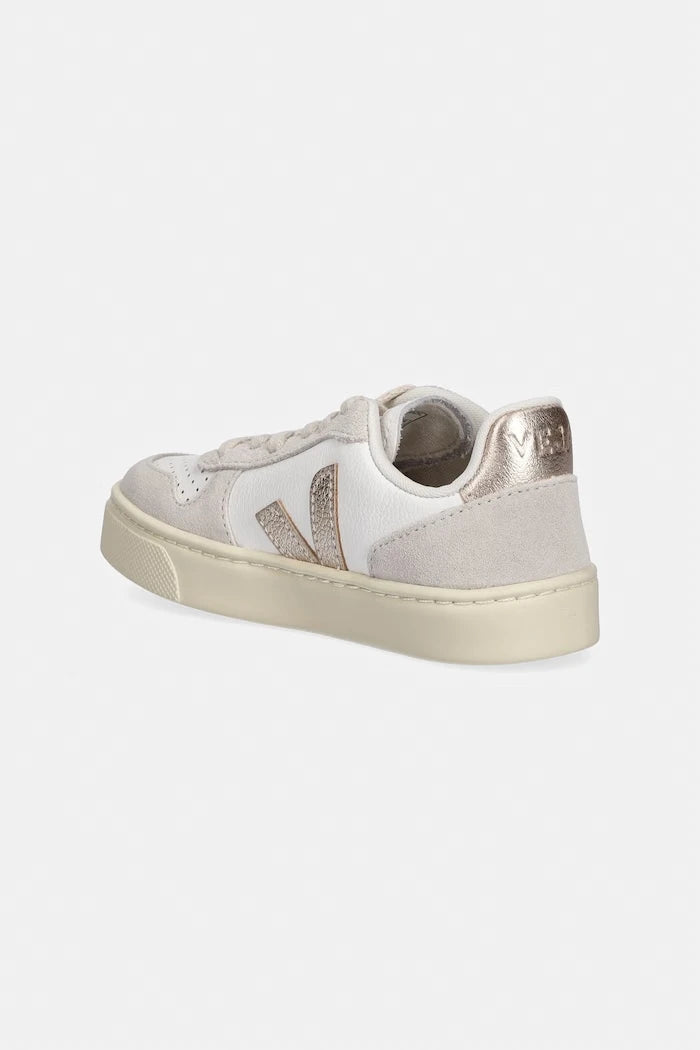 Детски кожени маратонки Veja Small V-10 Laces