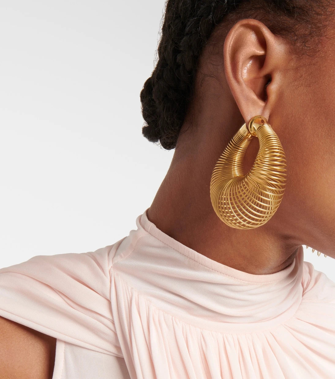 Alaïa - Spiral hoop earrings