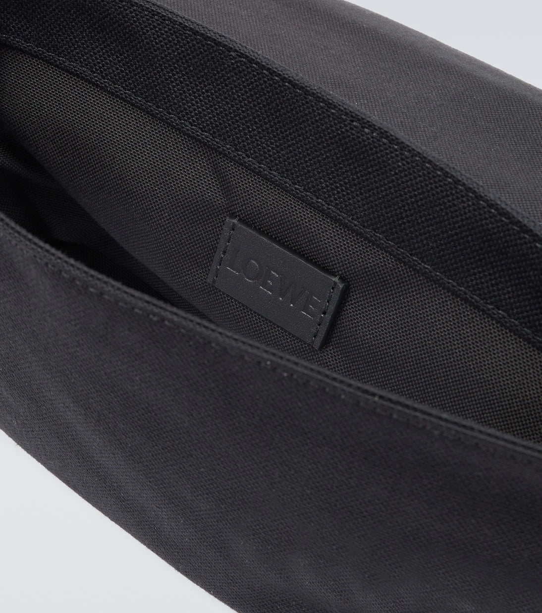 Loewe - Flex Mini canvas and suede messenger bag