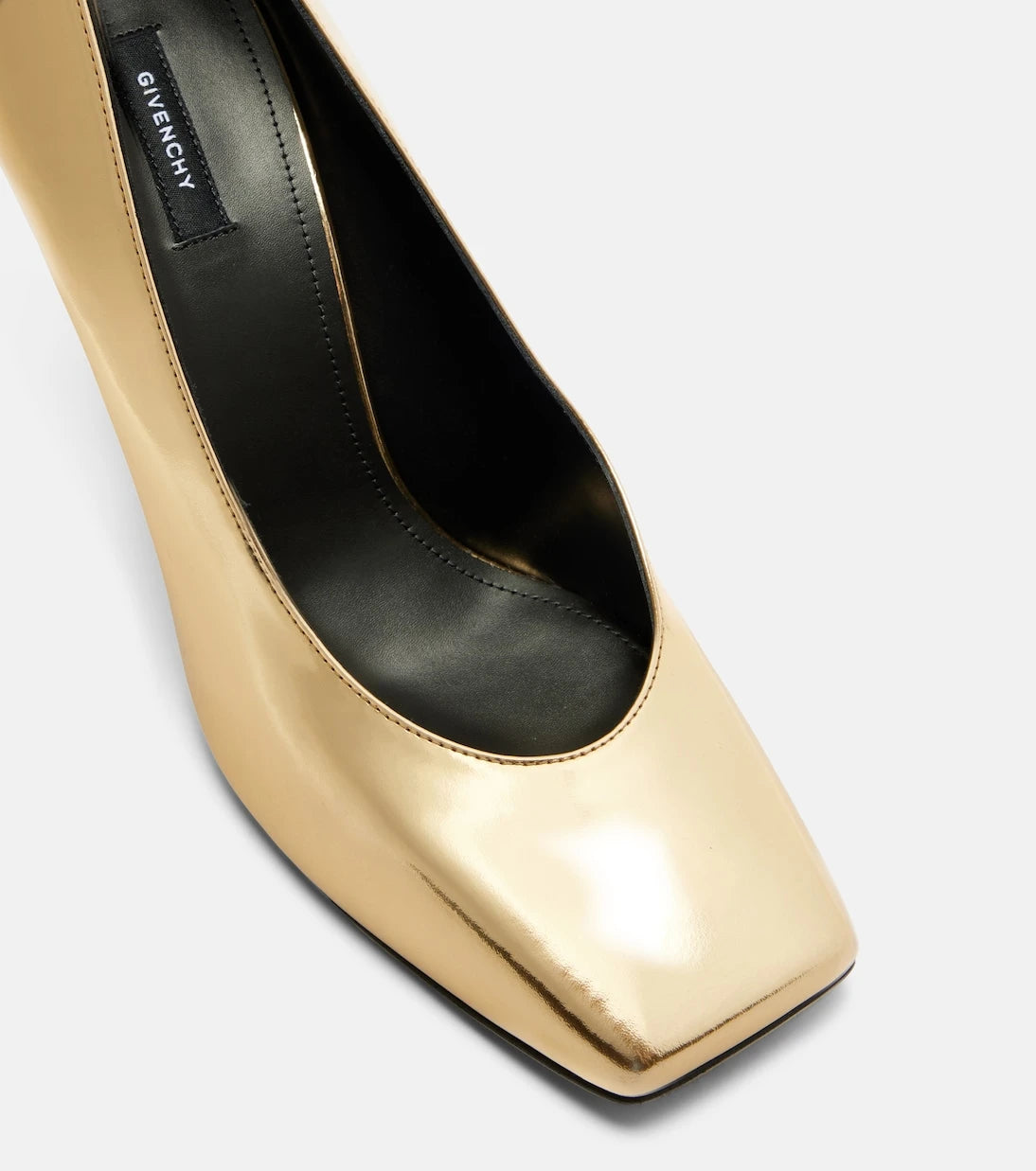 Givenchy - Sliced Square 95 patent leather pumps