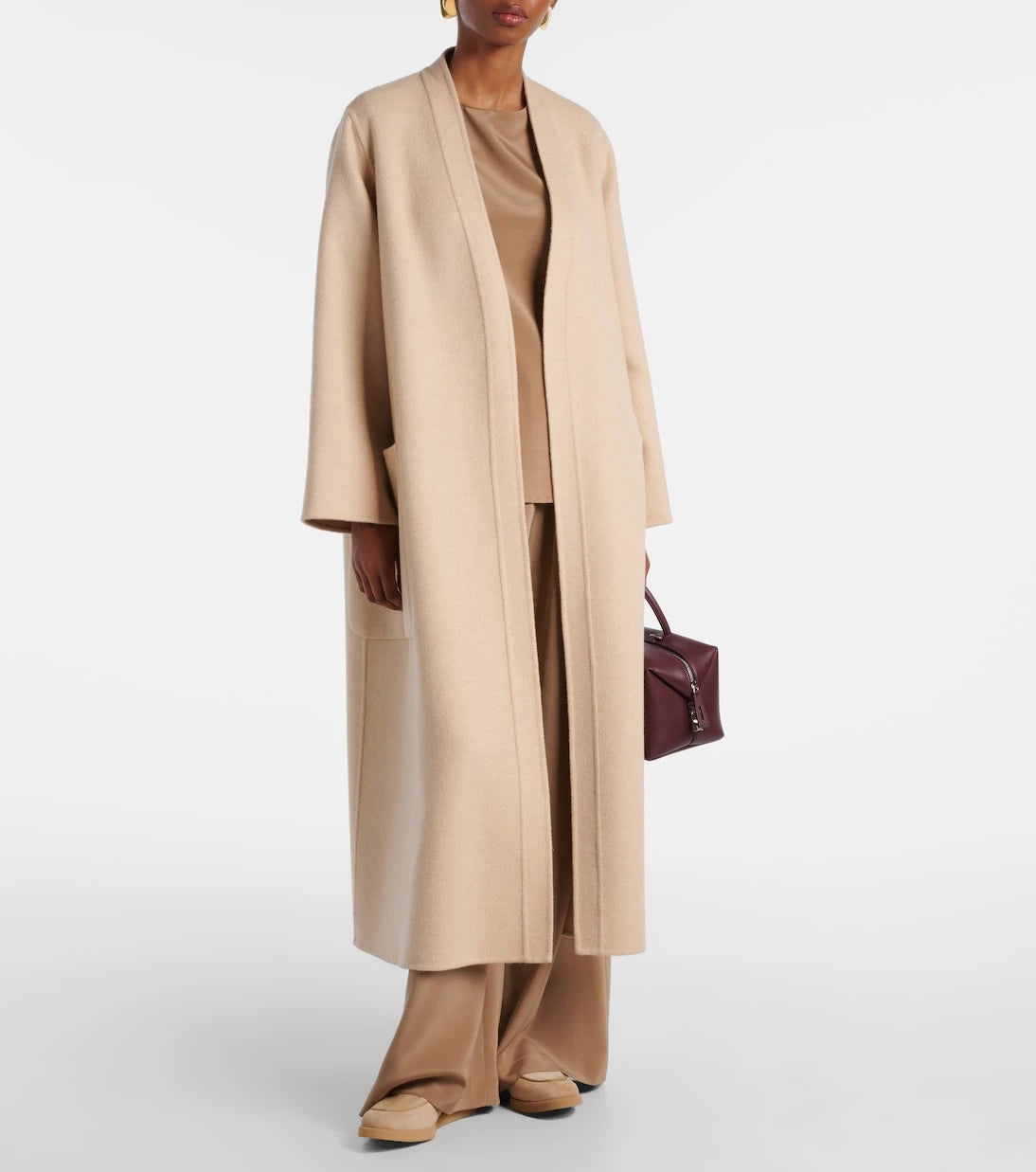 Max Mara - حذاء لوفرز Softymoc من الجلد السويدي