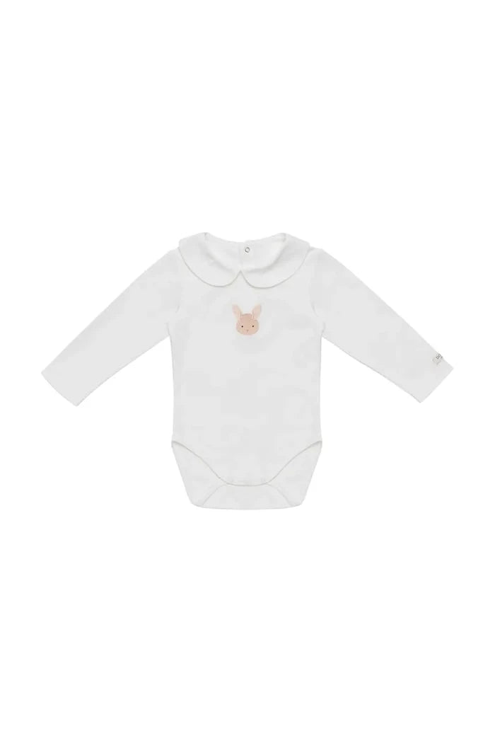 Бебешко боди от памук Donsje Davo Bodysuit Fluffy Bunny