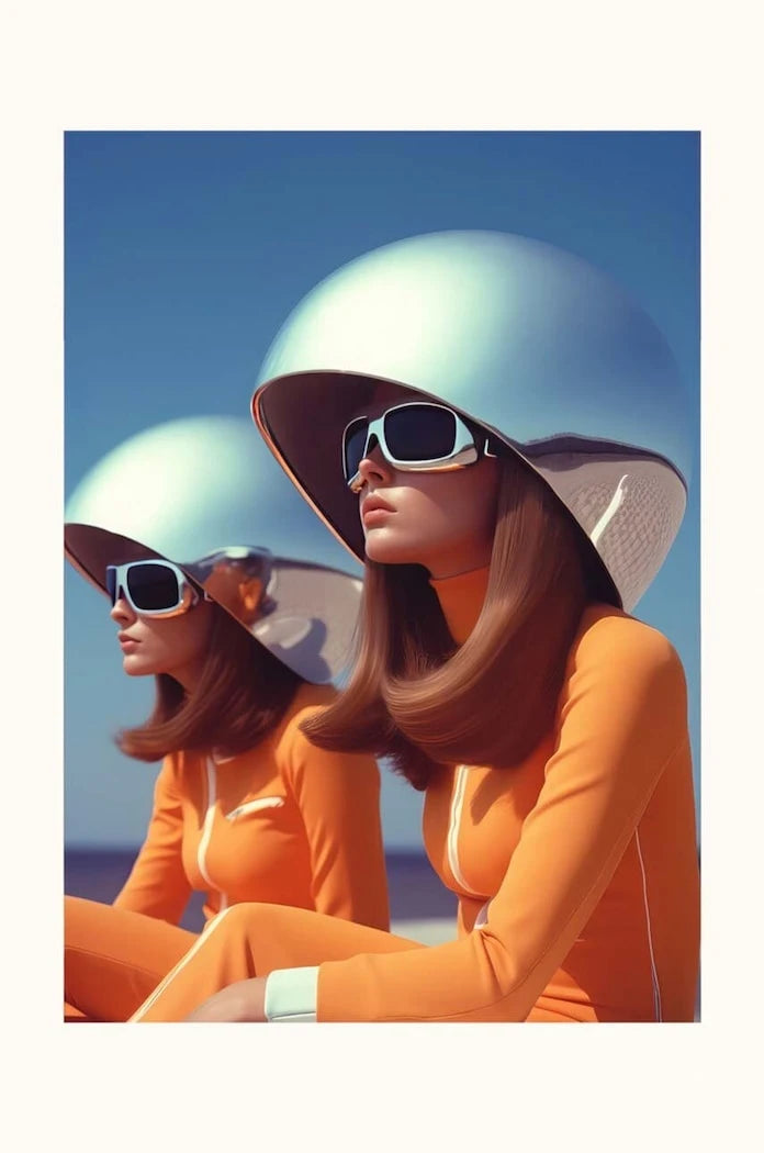 A.I. Art HARTMAN Retro Future 05 Poster 27.94 x 35.56 cm