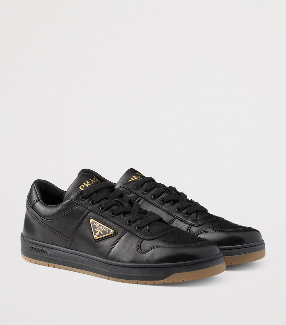 Prada Leather Downtown Sneakers