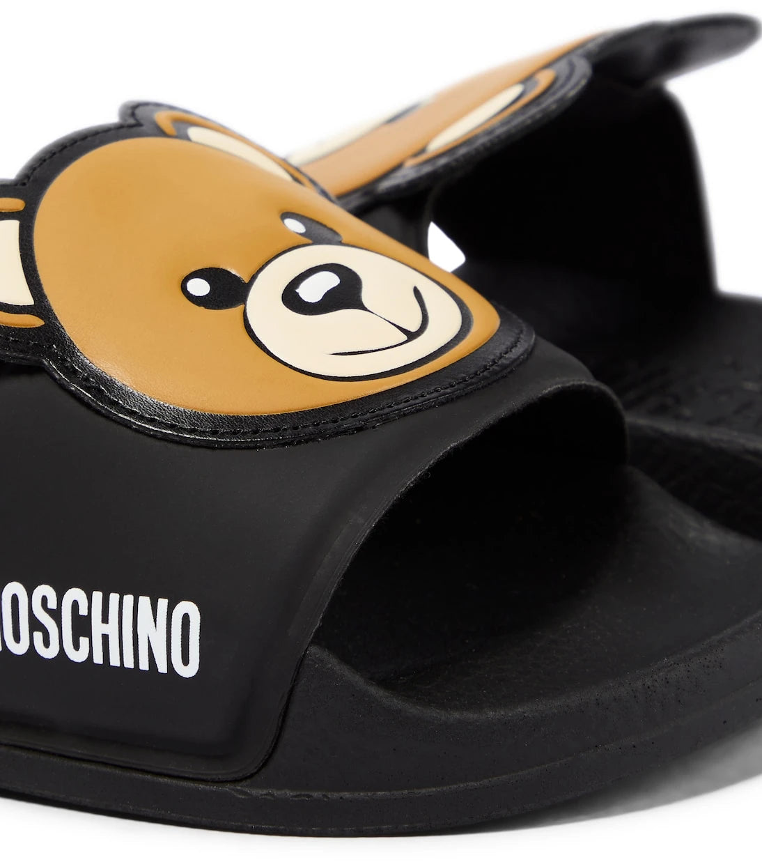 Moschino Kids - Logo rubber slides