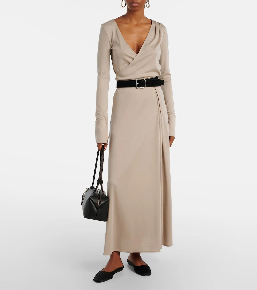 Max Mara - Adagio virgin wool wrap top