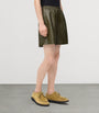 LOEWE Leather Shorts