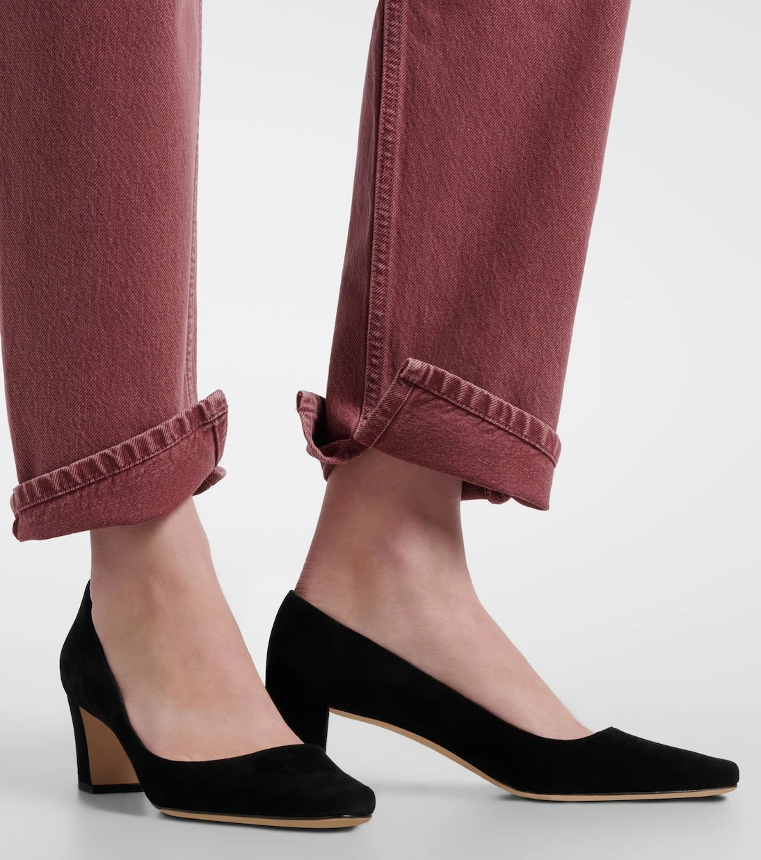 Manolo Blahnik - Okkatopla 50 suede pumps