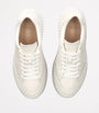 Leather Nama Runner Platform Sneakers WHITE