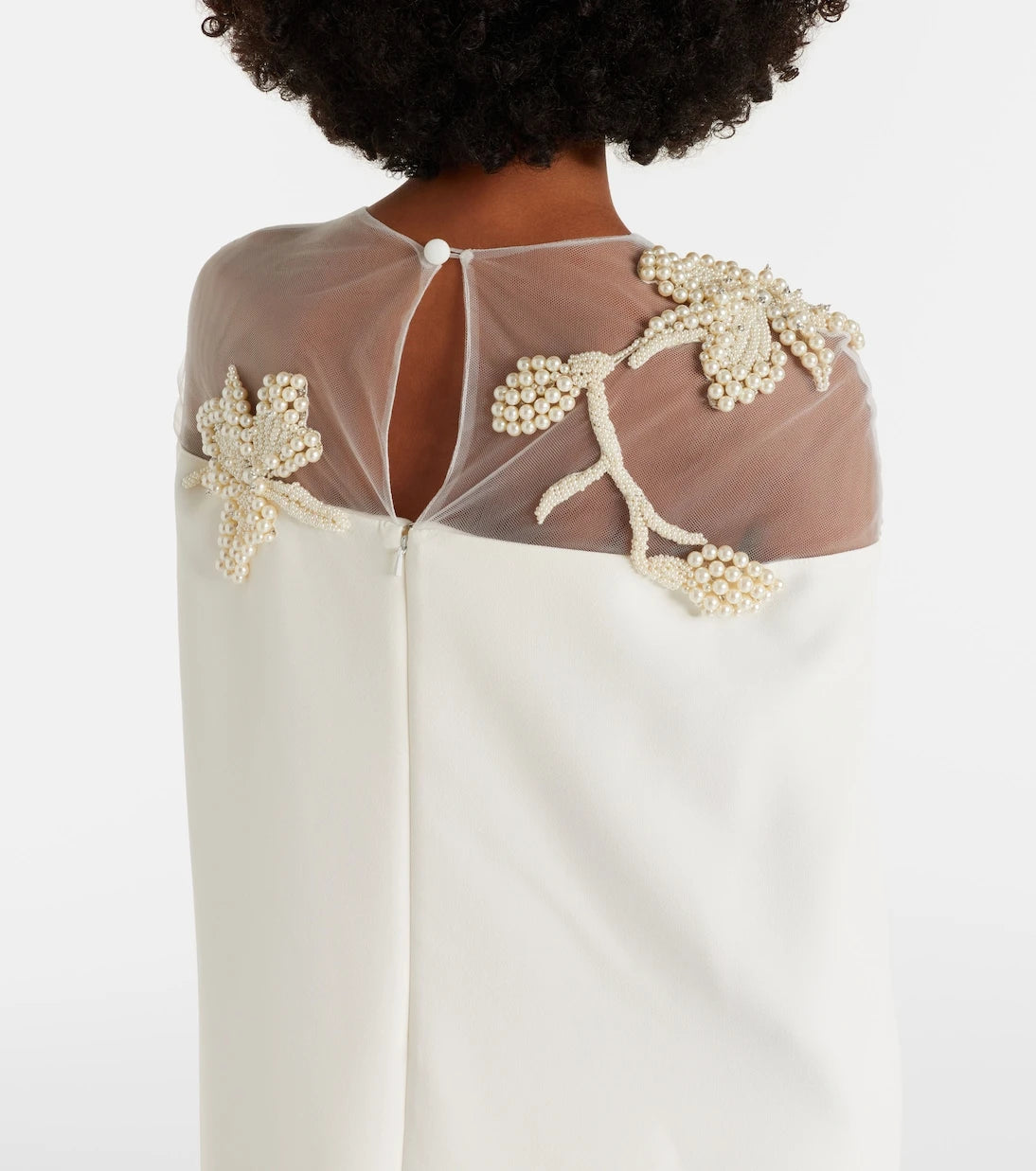 Safiyaa - Bridal Ambere embellished crêpe gown