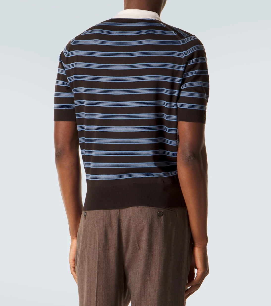Wales Bonner - Breeze striped wool polo sweater