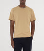Burberry Cotton Check-Neckline T-Shirt