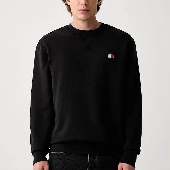 Tommy Jeans erkek pamuklu sweatshirt