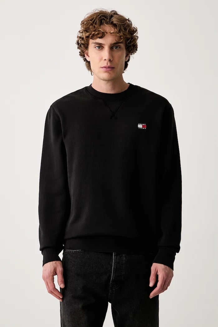 Tommy Jeans erkek pamuklu sweatshirt