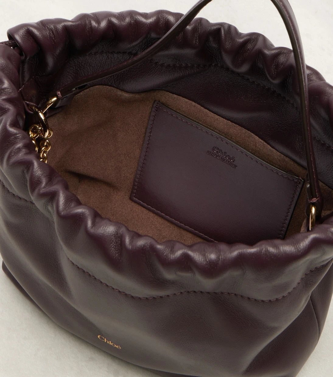Chloé - Chloé Icons Mini deri omuz çantası
