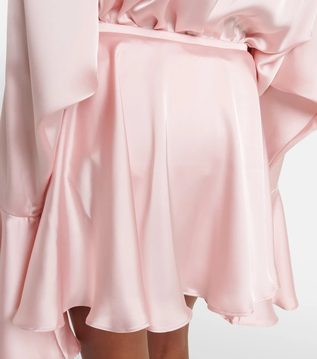 Norma Kamali - Satin miniskirt