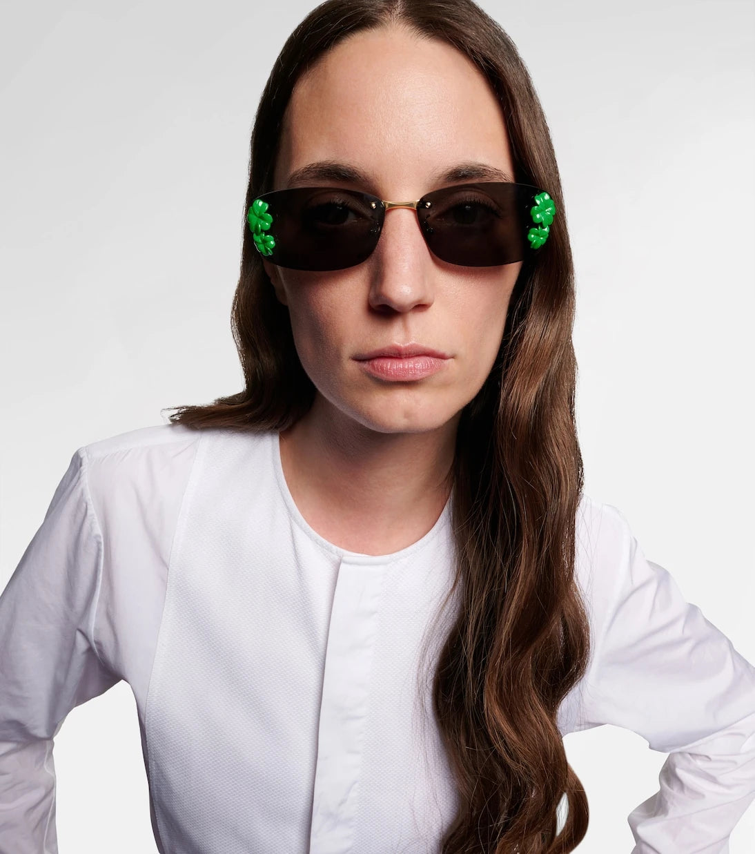 Dior Eyewear - Dior Clover S1U rectangular sunglasses