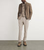 Corneliani Beige Technical Quilted Blazer