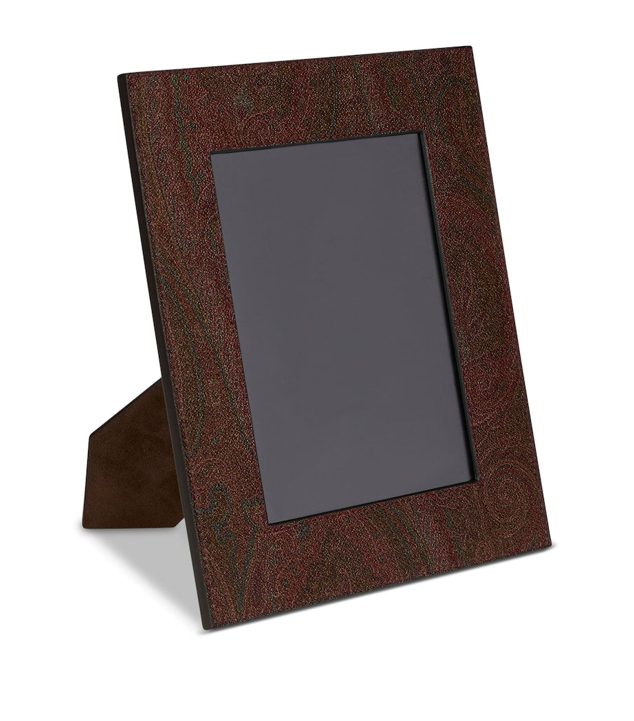 Etro Cotton-Blend and Leather Arnica Photo Frame (5" x 7")