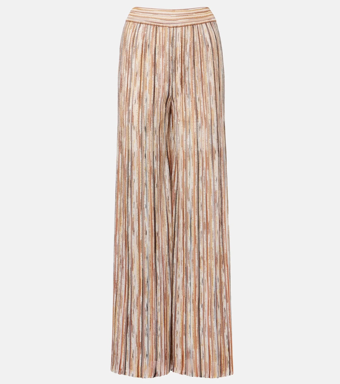 Missoni - Sequined striped wide-leg pants
