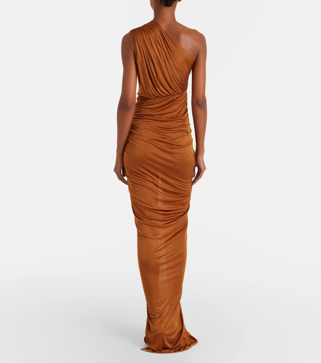 Rick Owens - Lilies Avra ruched one-shoulder gown