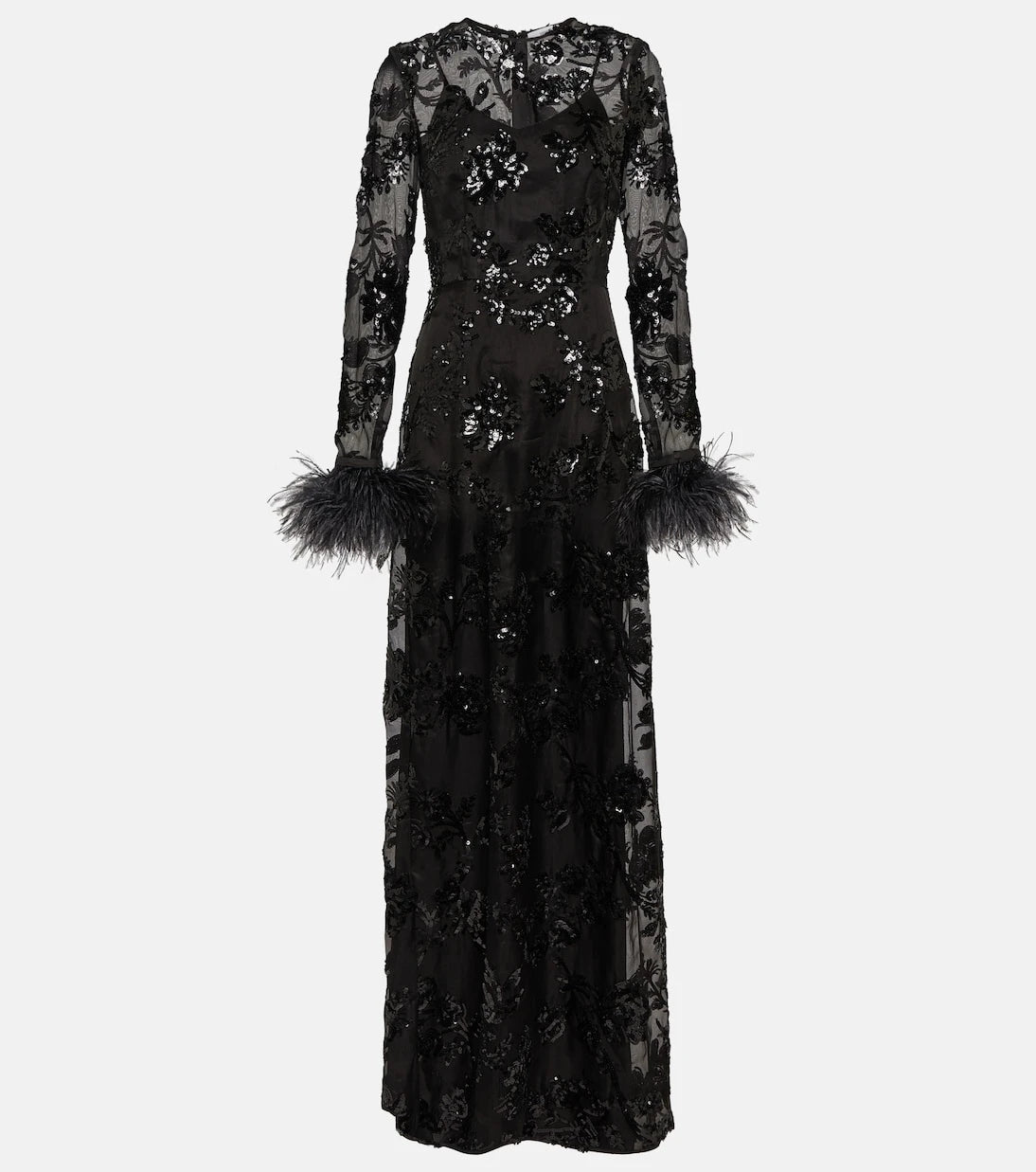 Erdem - Malvina embellished silk gown