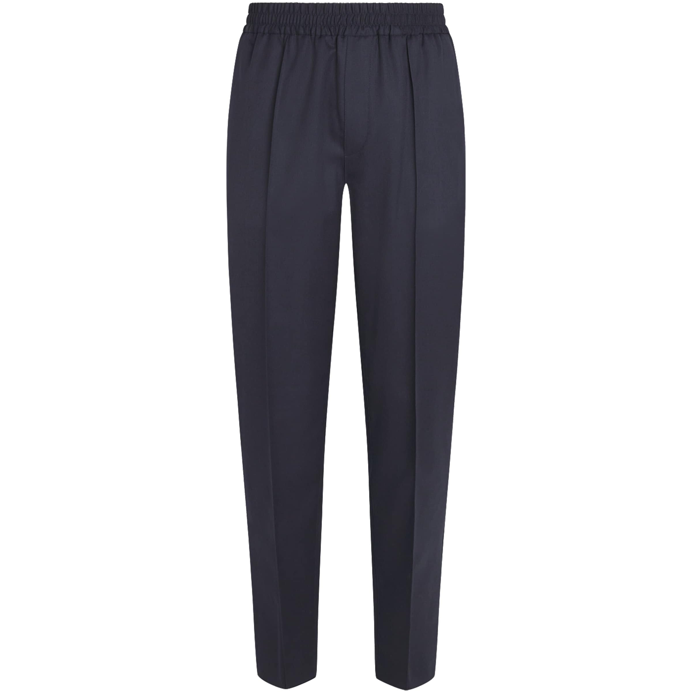 Wool Tapered Trousers