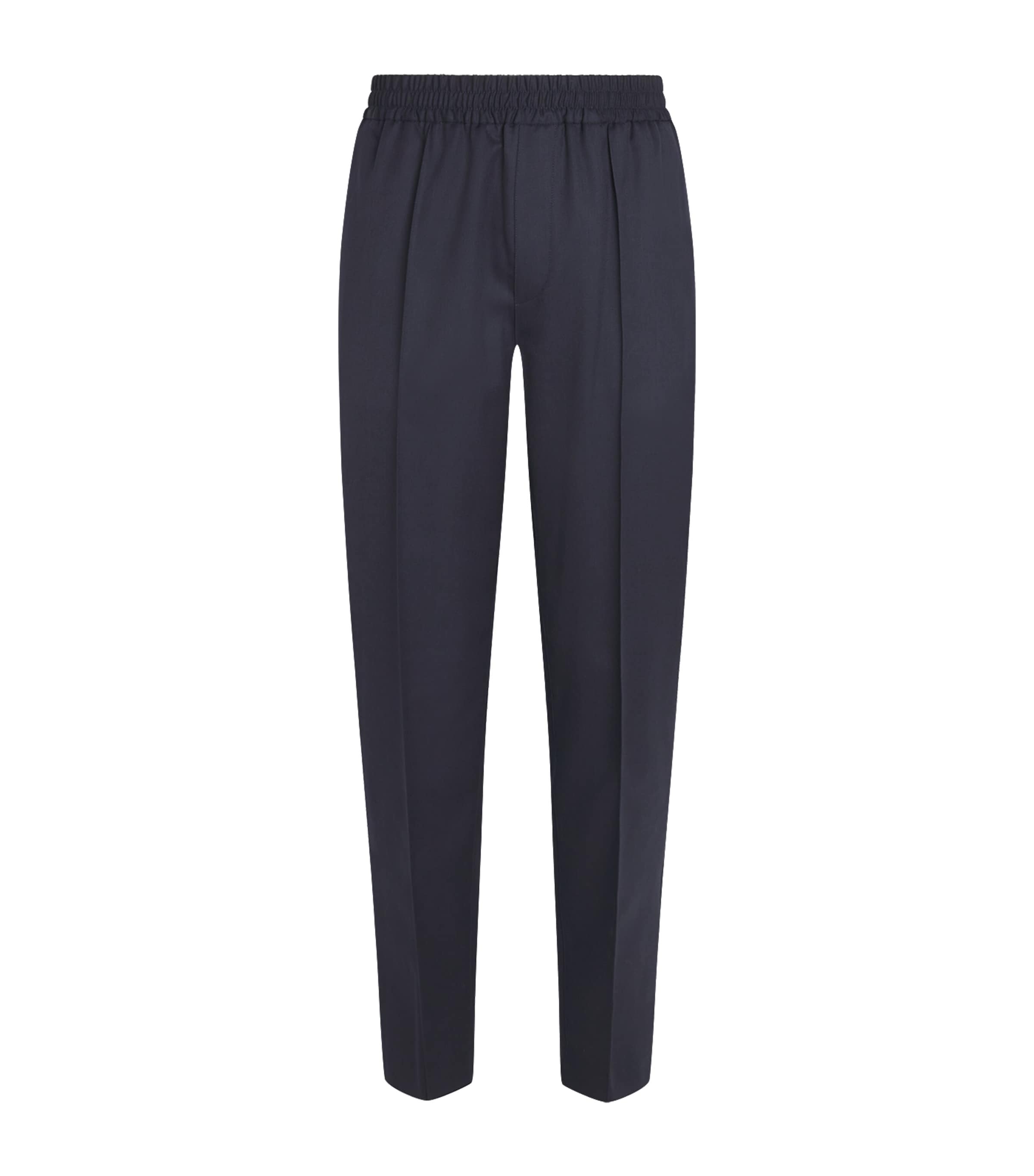 Wool Tapered Trousers