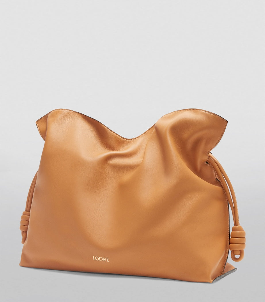 LOEWE Beige Large Flamenco Purse