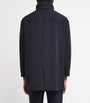 Giorgio Armani Blue Padded Pea Coat