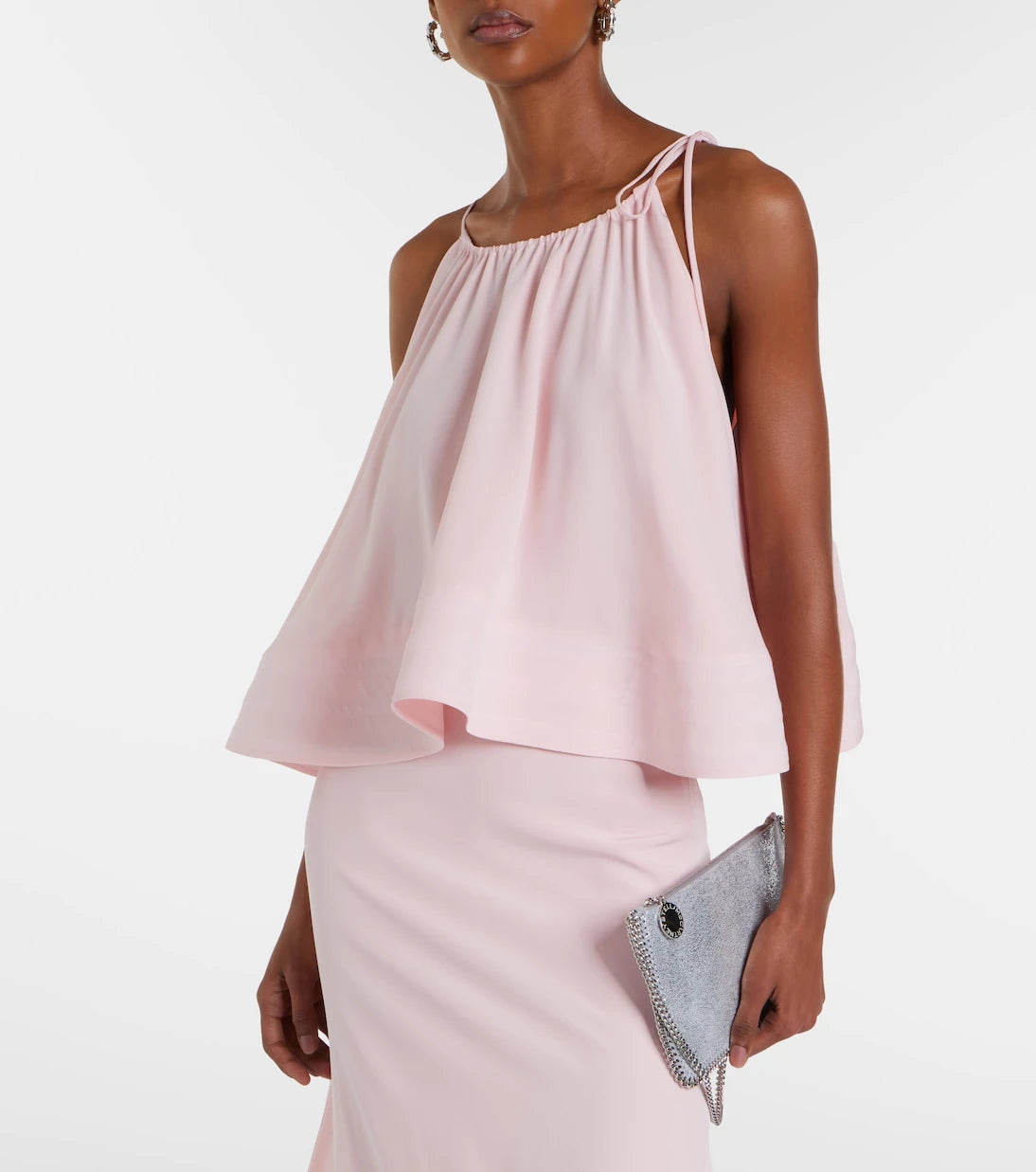Stella McCartney - Silk crop top