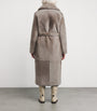 Yves Salomon Black Lamb Fur Belted Coat