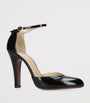 Valentino Garavani Black Patent Leather Hi Dolly Heeled Pumps 100