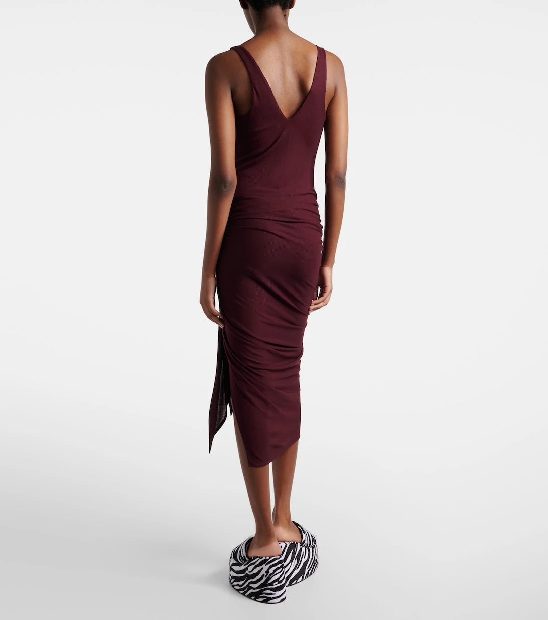 The Attico - Draped midi dress