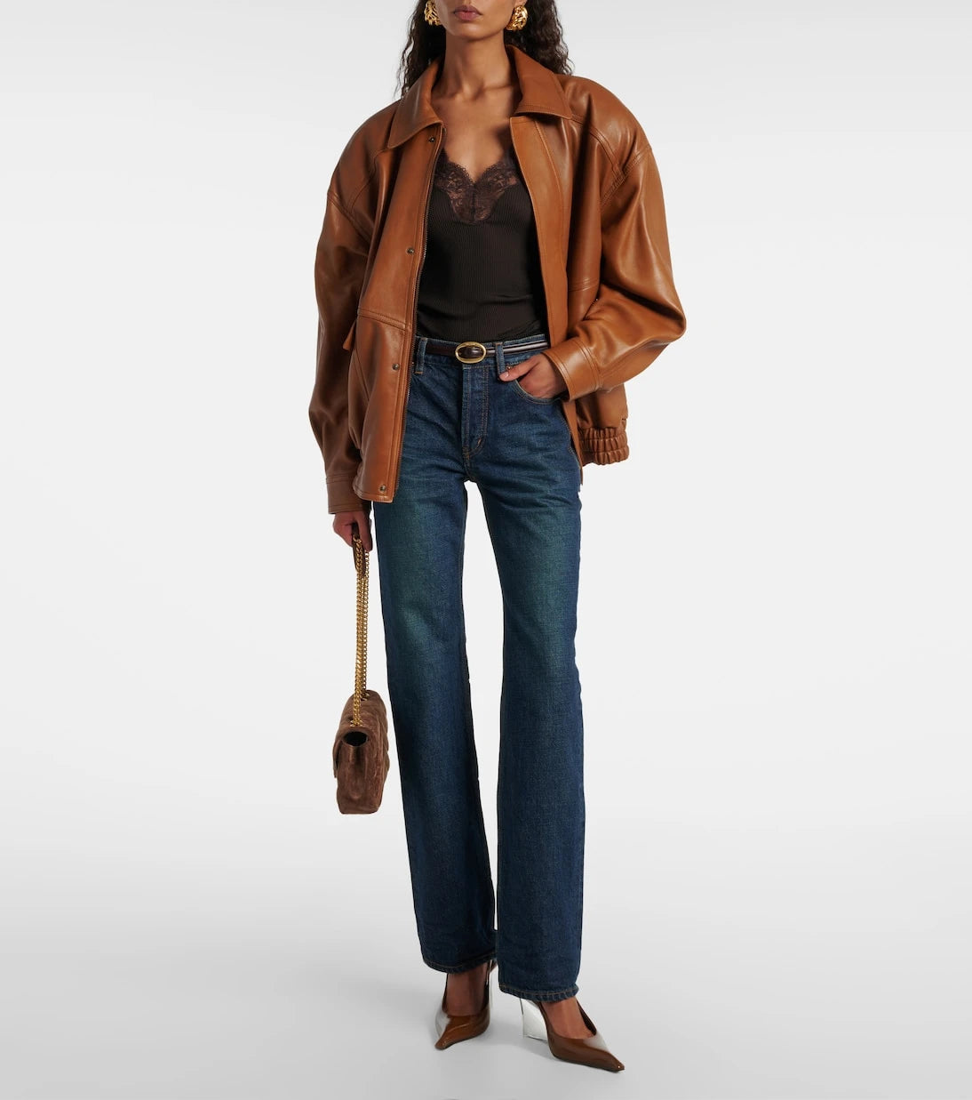 Saint Laurent - Mid-rise bootcut jeans