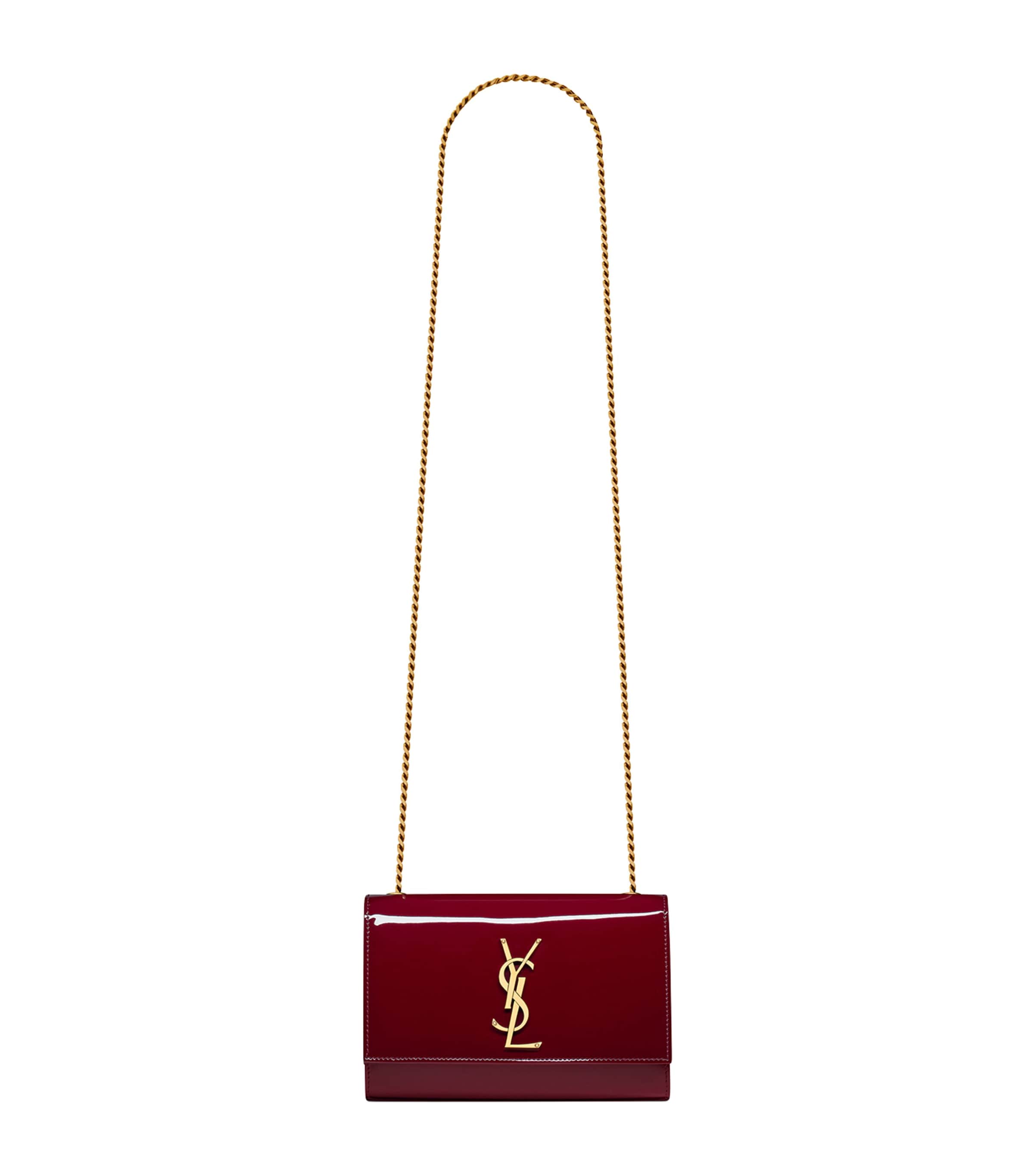 Red Small Leather Kate Cross-Body Bag