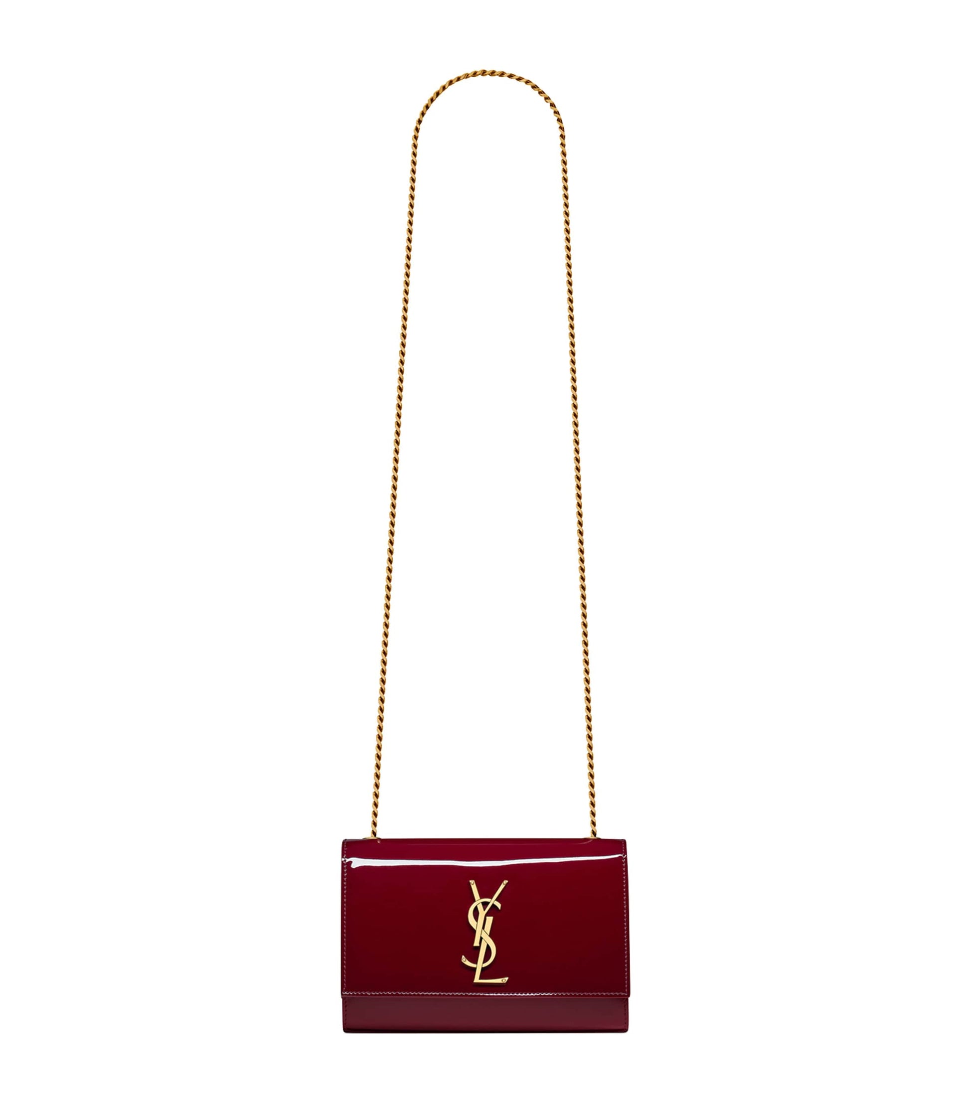 Red Small Leather Kate Cross-Body Bag