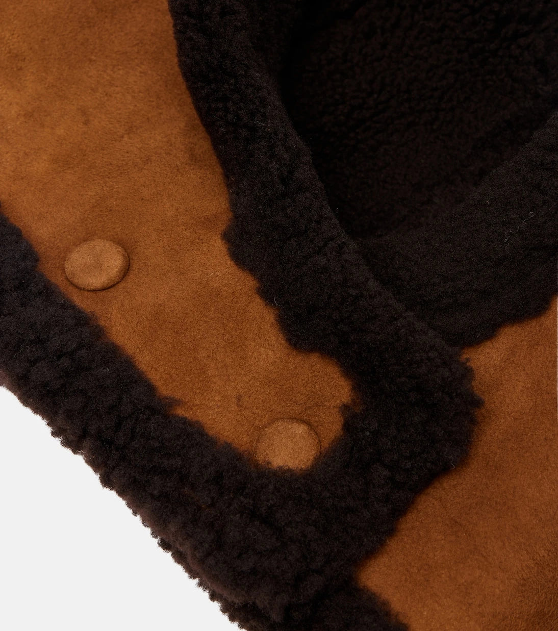 Yves Salomon - Shearling-trimmed suede hood