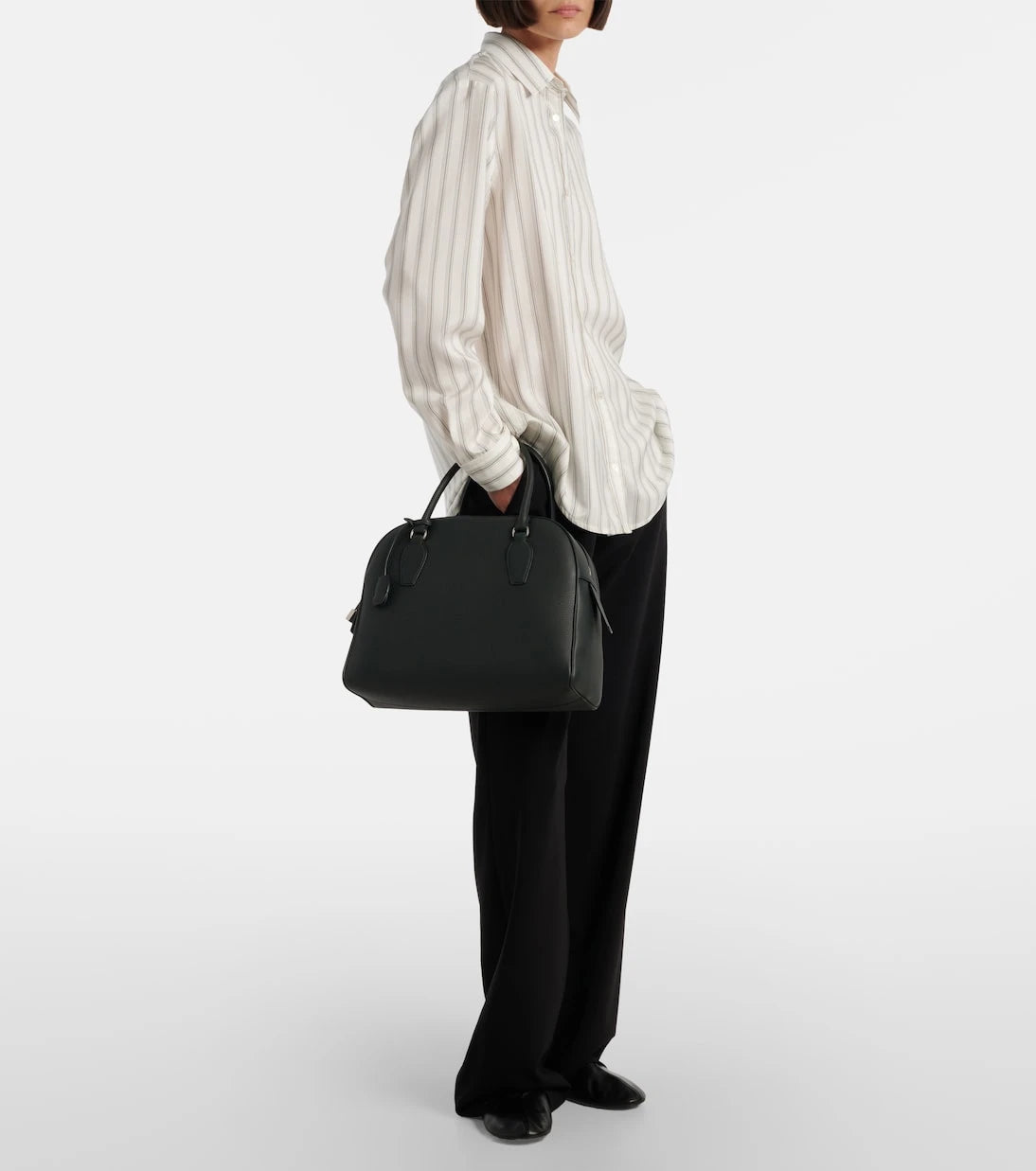 The Row - India 12 leather tote bag